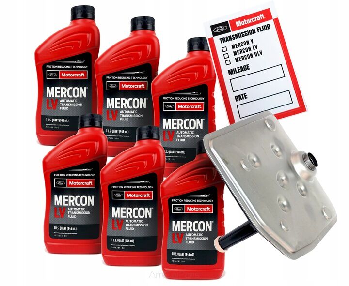 Motorcraft MERCON LV 5,676 l + filtr FT188 do skrzyni 6R80