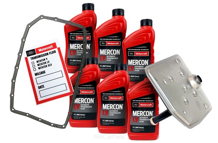 Motorcraft MERCON LV 5,676 l + filtr FT188 + uszczelka 6R80