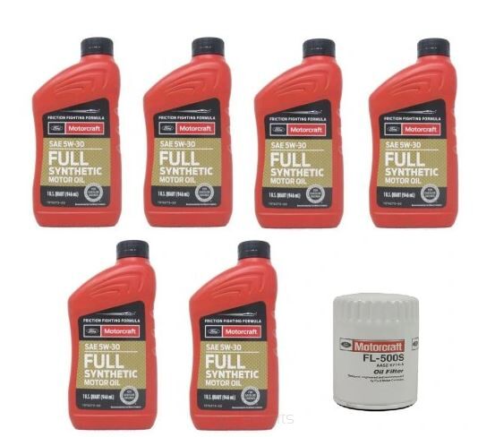 Motorcraft 5W-20 Full Synthetic 5,676 l + filtr FL-500S