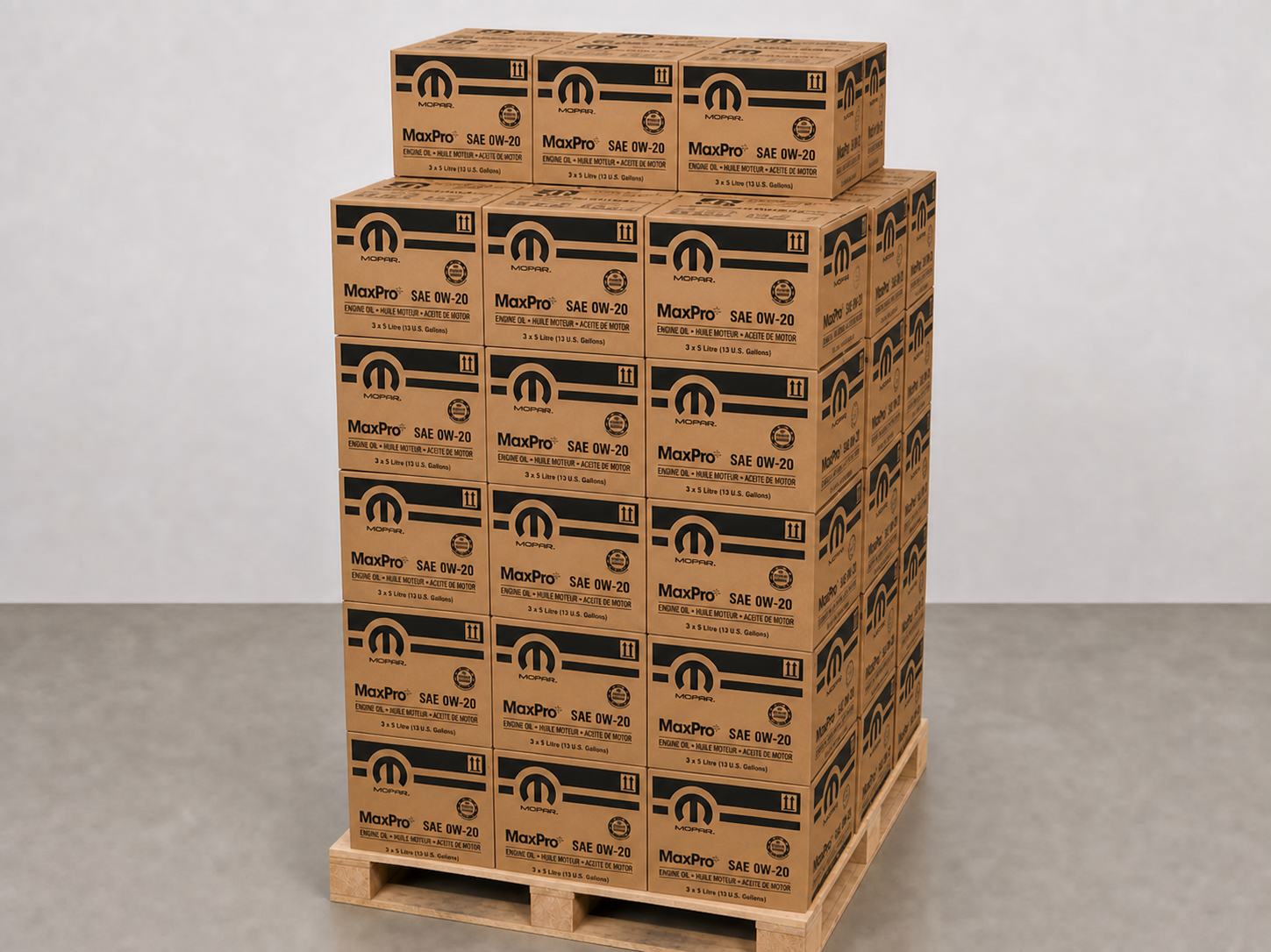 Paleta MOPAR MaxPro 0W-20 5L - 144 sztuki