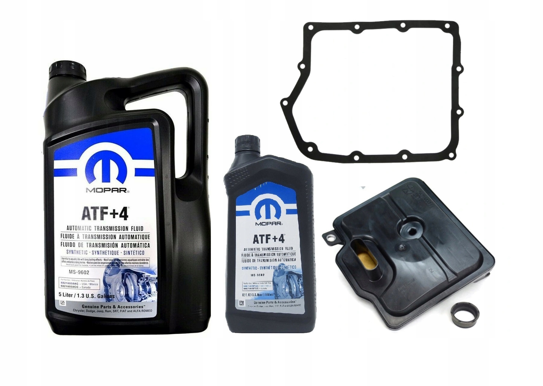 MOPAR ATF+4 5L + 0,946L + MOPAR 68018555AA - 62TE
