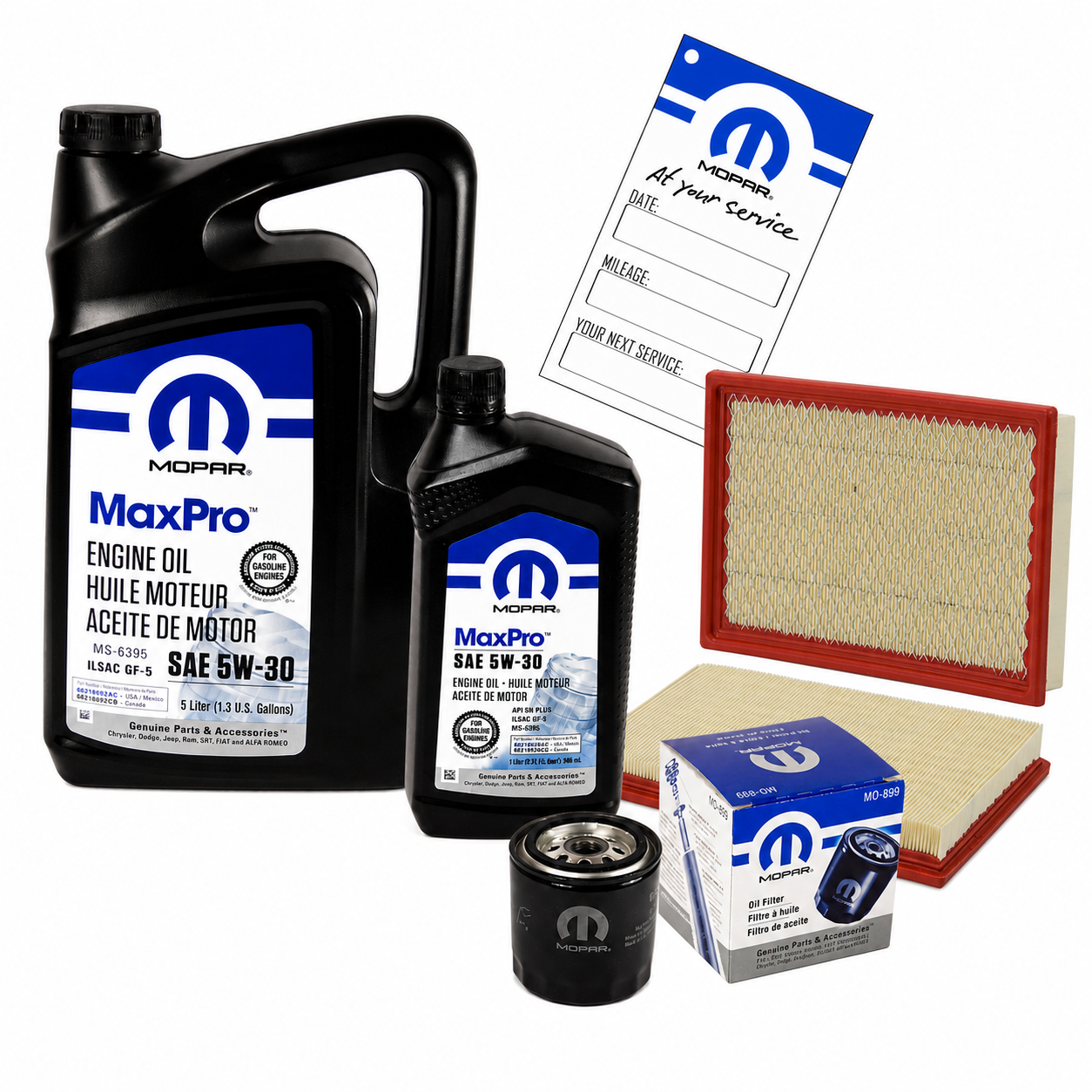 MOPAR MaxPro 5W30 6L z filtrami Jeep Grand Cherokee 4.7 V8 2008-2010