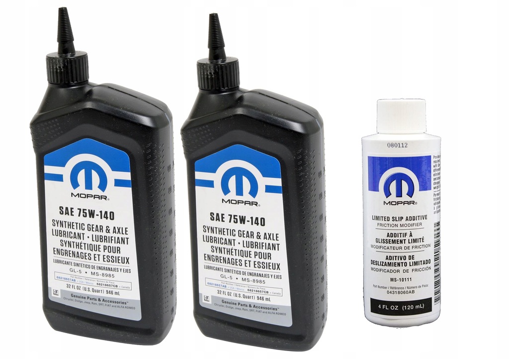 Mopar 75W-140 1,892 l + dodatek LSD 120 ml
