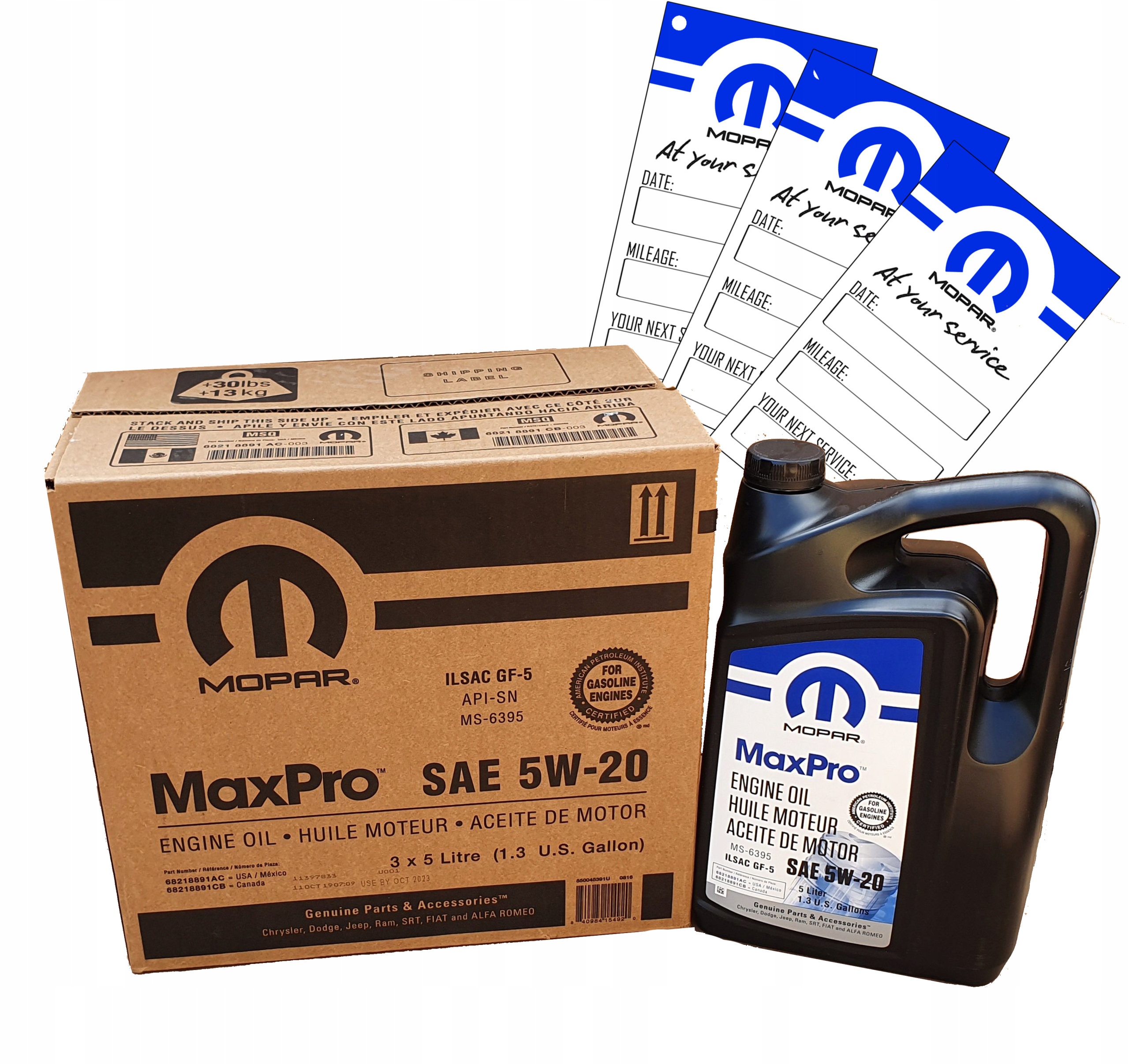 Mopar MaxPro 5W-20 15 l — 3 × 5 l