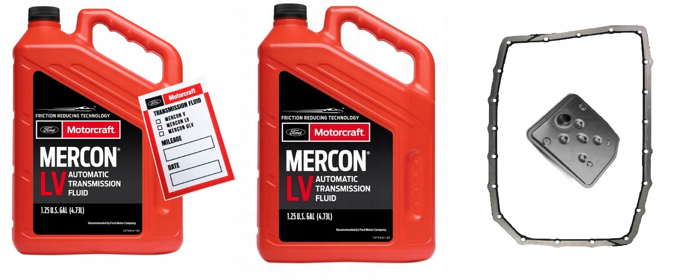 Motorcraft MERCON LV 9,46 l + FT188 + uszczelka 6R80