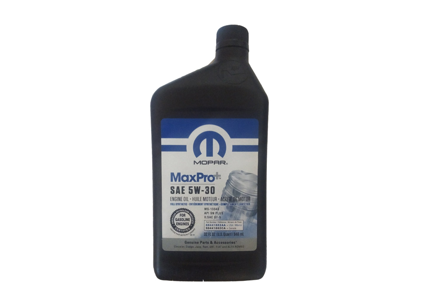 MOPAR MaxPro+ SAE 5W-30 MS-13340 0,946L (1 US qt)