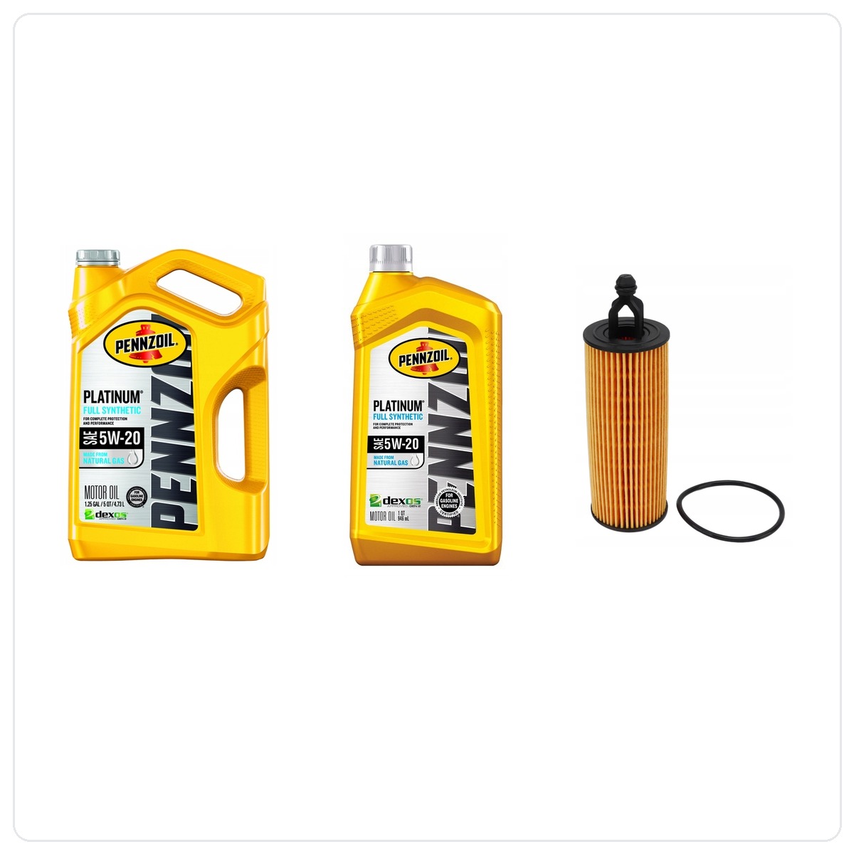PENNZOIL 5W20 6L + Zamiennik filtra MOPAR MO-349 RAM 1500 3,6 V6 2019-