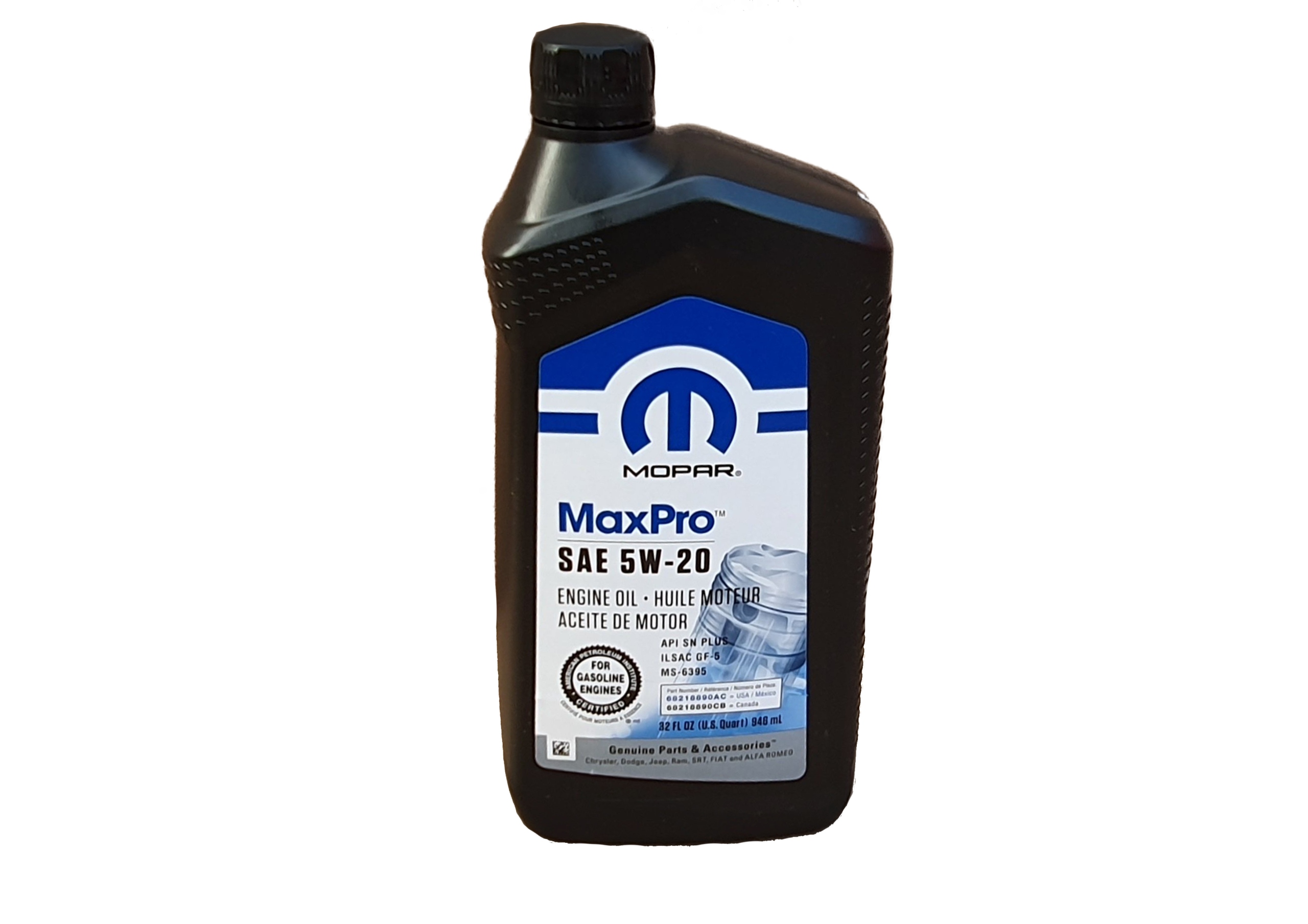 MOPAR MaxPro SAE 5W-20 0,946 l (1 US qt)