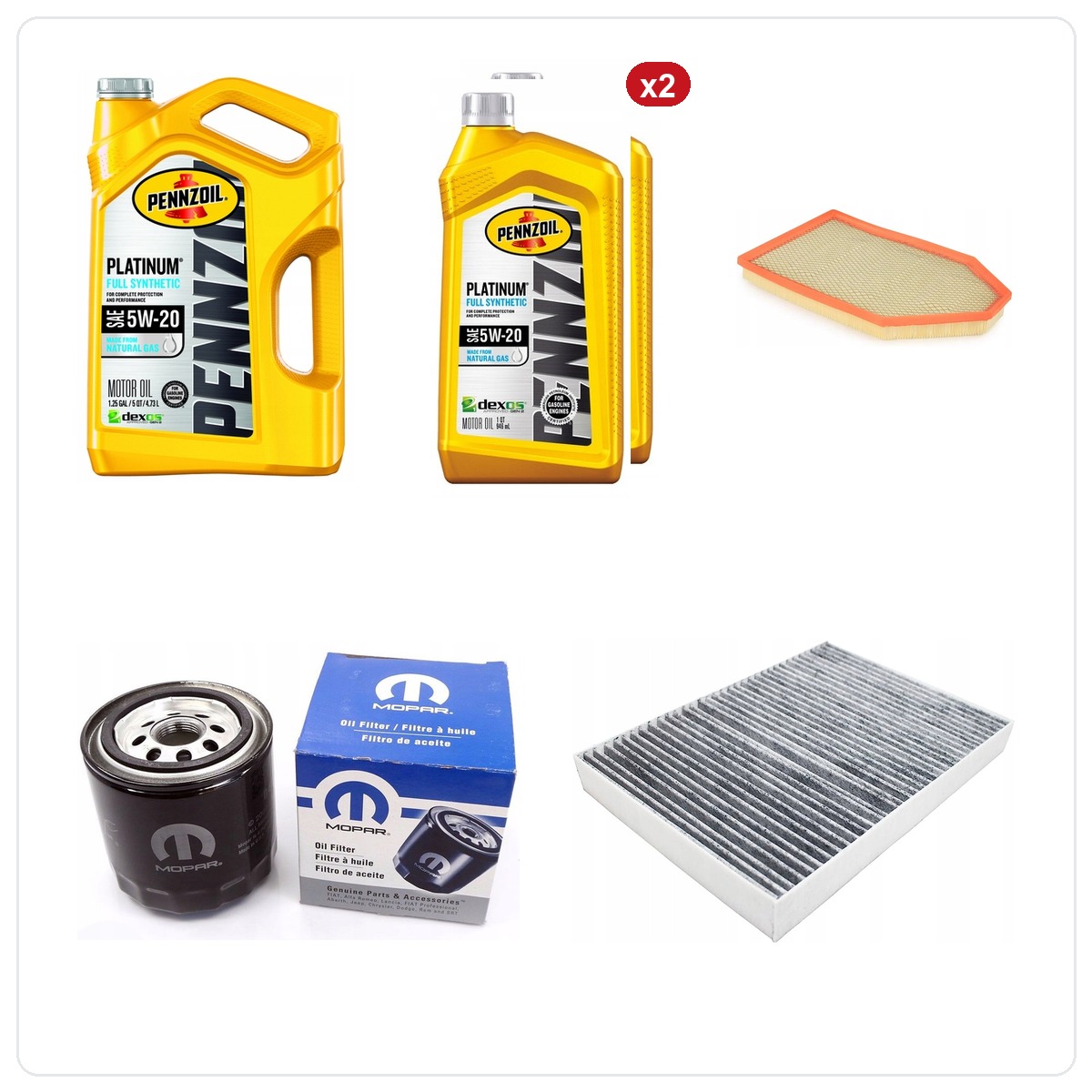 PENNZOIL PLATINUM 5W20 7L Chrysler 300 5.7 V8 2016-2023