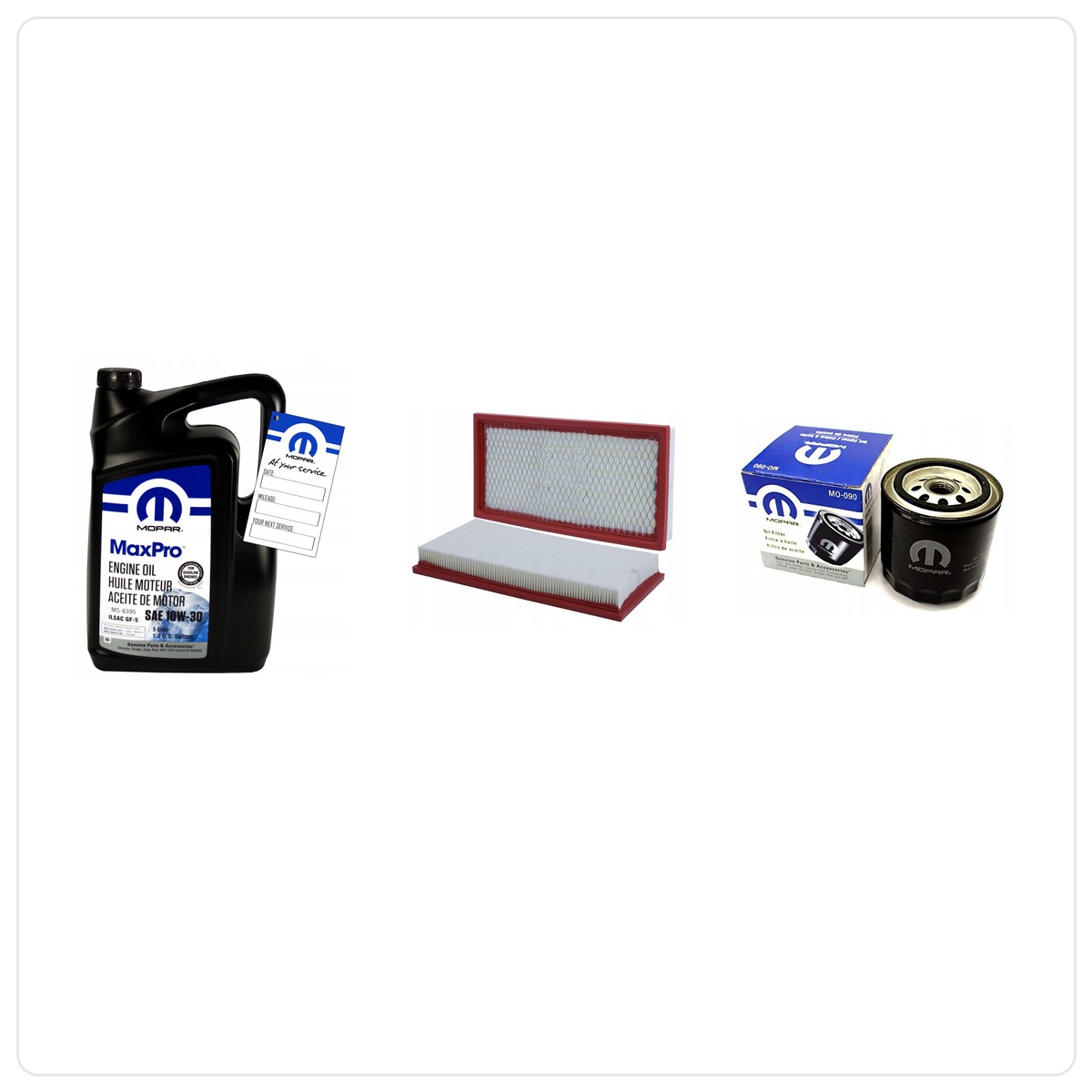 MOPAR MaxPro 10W30 5L z filtrami Jeep Cherokee 4.0 1991-2001