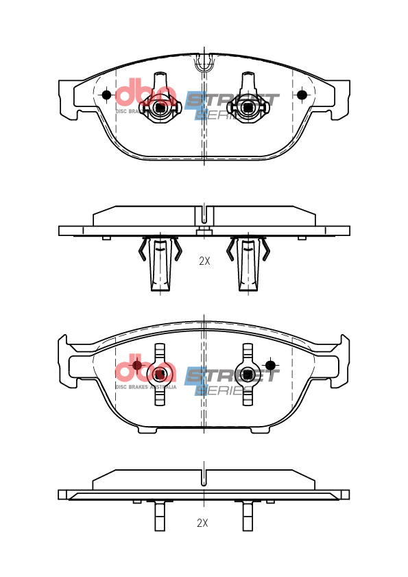 DB15262SS - DBA brake pads